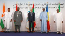 قادة دول مجموعة الخمس بالساحل خلال قمتهم 6 في نواكشوط