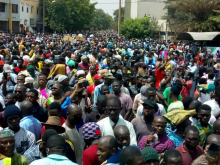 جانب من مظاهرات اليوم 05 يونيو 2020 بالعاصمة باماكو