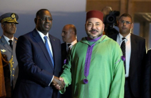 العاهل المغربي الملك محمد السادس والرئيس السنغالي ماكي صال 