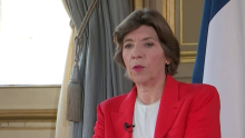كاترين كولونا: وزيرة الخارجية الفرنسية 