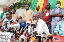الإمام محمود ديكو: قائد حراك 5 يونيو في مالي خلال مؤتمر صحفي سابق